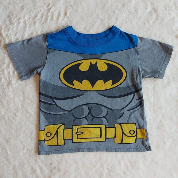 Batman Kids Grey Graphic Tee - Picture 1 of 7